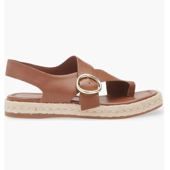 Nordstrom Perri Thong Slingback Espadrille Sandal in Tan 6.5 - Picture 2 of 12